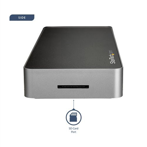 Dual Monitor USB C Dock - 60W PD - SD - Achat / Vente sur grosbill-pro.com - 3