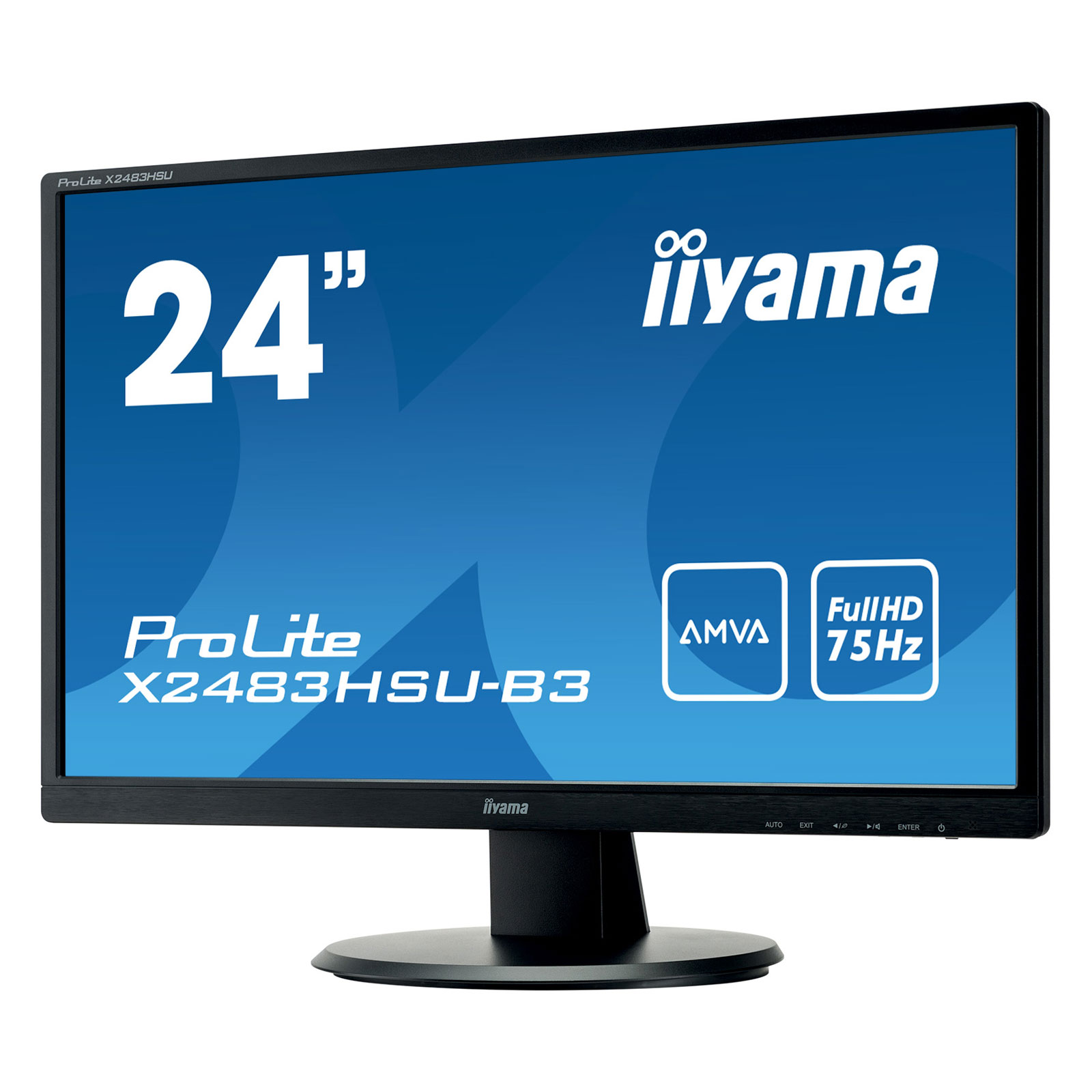Iiyama 24"  X2483HSU-B3 -- - Ecran PC Iiyama - grosbill-pro.com - 3