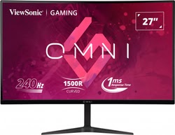 Grosbill Ecran PC ViewSonic VX Series 27" CURVE FHD/240Hz/VA/1ms/HP/FreeSPrem 