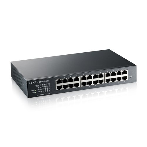 Grosbill Switch Zyxel GS1915-24E - 24 (ports)/10/100/1000/Sans POE/Manageable/Cloud