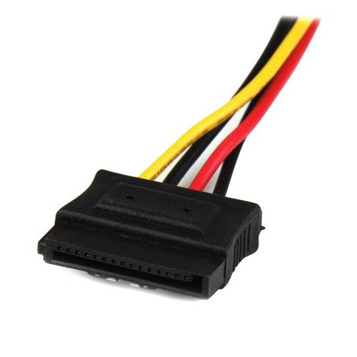 12" LP4 to 2x latching SATA Y Cable - Achat / Vente sur grosbill-pro.com - 2