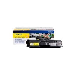 Toner Jaune Très haute capacité - TN-900Y pour imprimante  Brother - 0