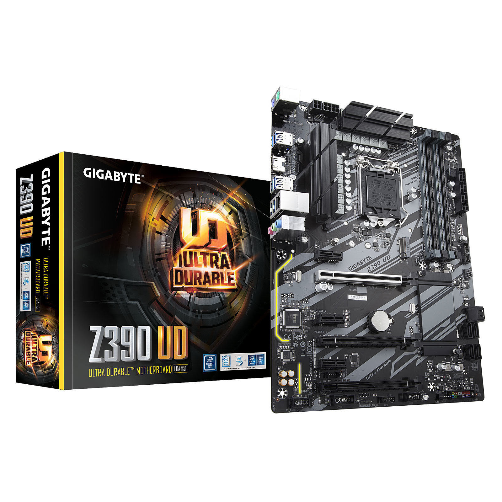 Gigabyte Z390 UD ATX  - Carte mère Gigabyte - grosbill-pro.com - 0