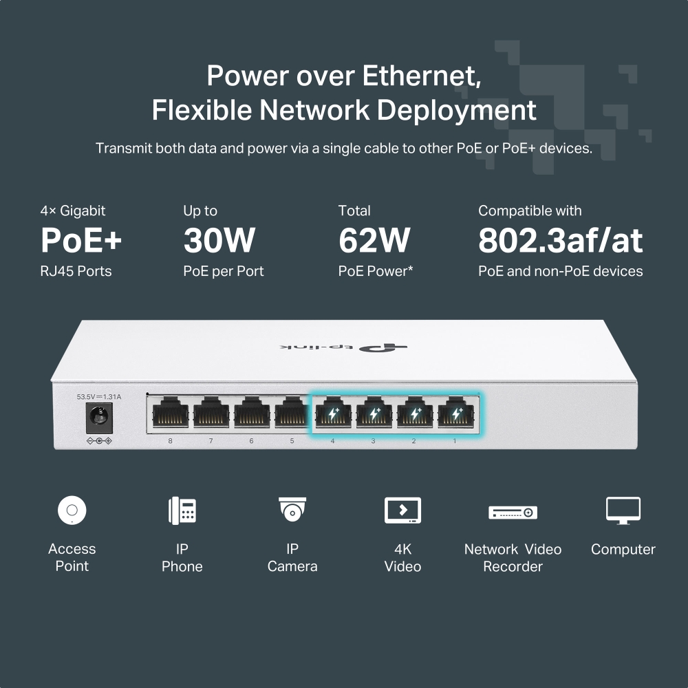 Switch TP-Link Festa FS308GP - grosbill-pro.com - 6