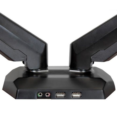 Dual Monitor Arm for up to 30" Monitors - Achat / Vente sur grosbill-pro.com - 1