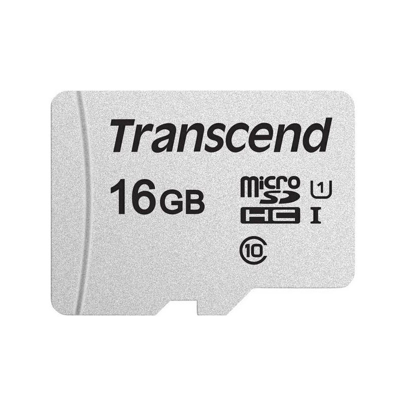 Transcend Micro SDHC 16Go Class 10 + Adapt - Carte mémoire - 0