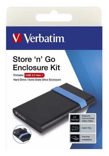 VERBATIM STORE'N'GO ENCLOSURE KIT 2.5" U - Achat / Vente sur grosbill-pro.com - 2