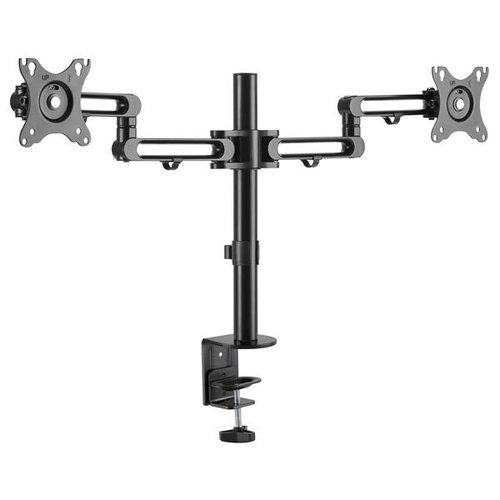 Monitor Arm - Dual Display - Dual Swivel - Achat / Vente sur grosbill-pro.com - 2