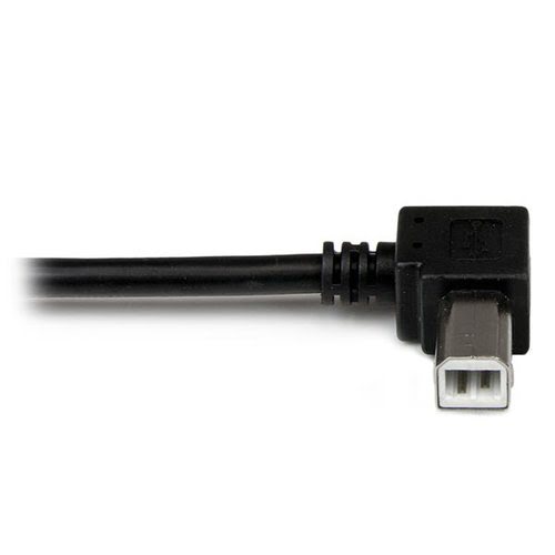 Startech : CABLE IMPRIMANTE USB 2.0 A VERS USB B COUDE A DROITE M