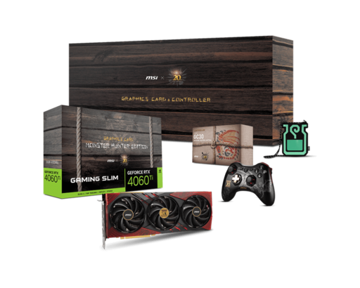 MSI RTX 4060 TI 8G X GC30 MONSTER HUNTER EDITION-Seconde Vie-Très Bon Etat - Carte graphique - 0