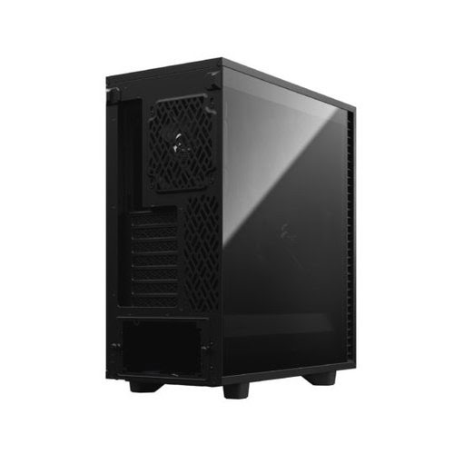 Fractal Design Define 7 Compact Black TG Dark - getÃ¶ntes Tempered Glass, gedÃ¤mmt, schwarz - Achat / Vente sur grosbill-pro.com - 3