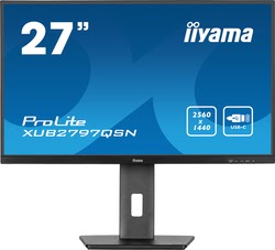 Grosbill Ecran PC Iiyama XUB2797QSN-B2 27" QHD/100Hz/1ms/IPS/AdaptiveSync