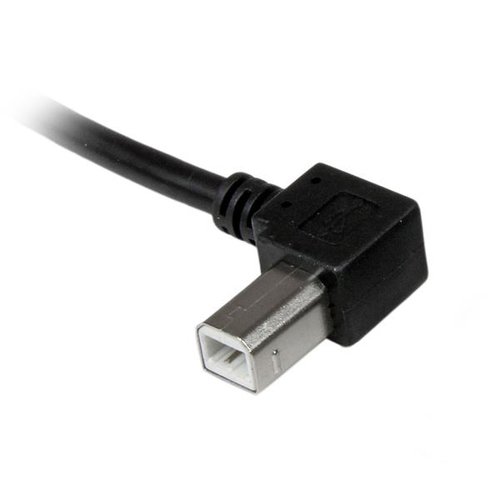 2m USB 2.0 A to Left Angle B Cable M/M - Achat / Vente sur grosbill-pro.com - 3