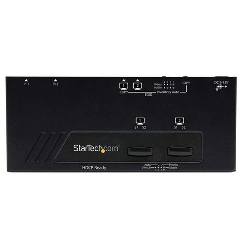 2X2 HDMI Matrix Auto Switcher 1080p - Achat / Vente sur grosbill-pro.com - 1