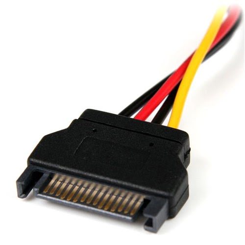 6in SATA to LP4 Power Cable Adapter F/M - Achat / Vente sur grosbill-pro.com - 1