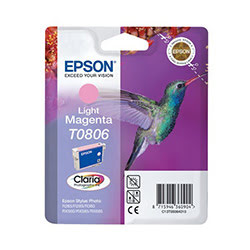 Grosbill Consommable imprimante Epson Cartouche Claria T0806 Magenta clair