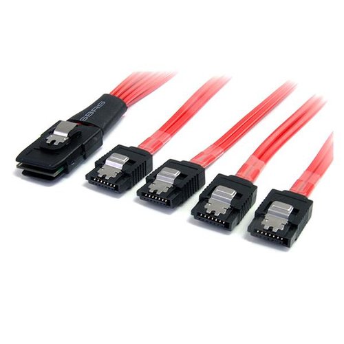 SAS Cable SFF-8087 to 4x Latching SATA - Achat / Vente sur grosbill-pro.com - 0