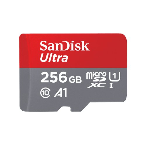 Grosbill Carte mémoire Sandisk 256GB SanDisk Ultra microSDXC+Adapter