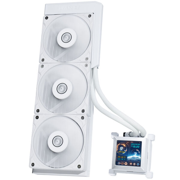 Lian-Li HydroShift LCD 360S - Blanc - Watercooling Lian-Li - 0