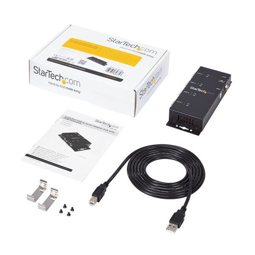 4 Port USB to DB9 RS232 Serial Adapter - Achat / Vente sur grosbill-pro.com - 6