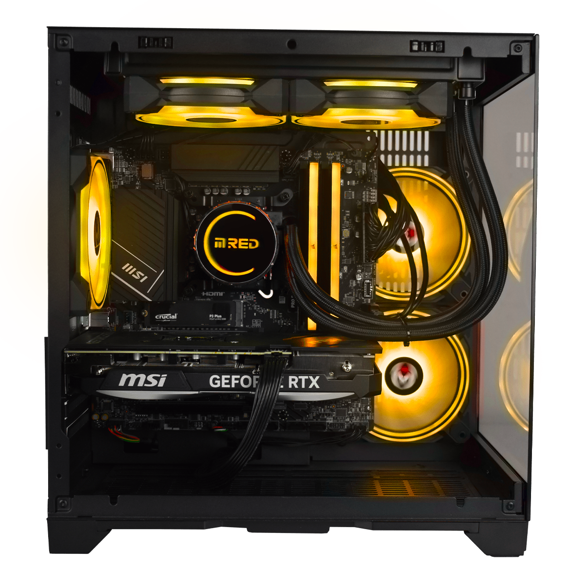 Grosbill Pro GOLDFINGER - I5-14600KF/4070S/32Go/1To - Achat / Vente PC Fixe sur grosbill-pro.com - 1