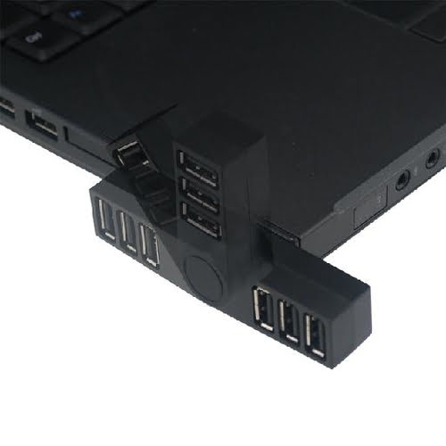 USB 2.0 3 port rotative hub without powe - Achat / Vente sur grosbill-pro.com - 1