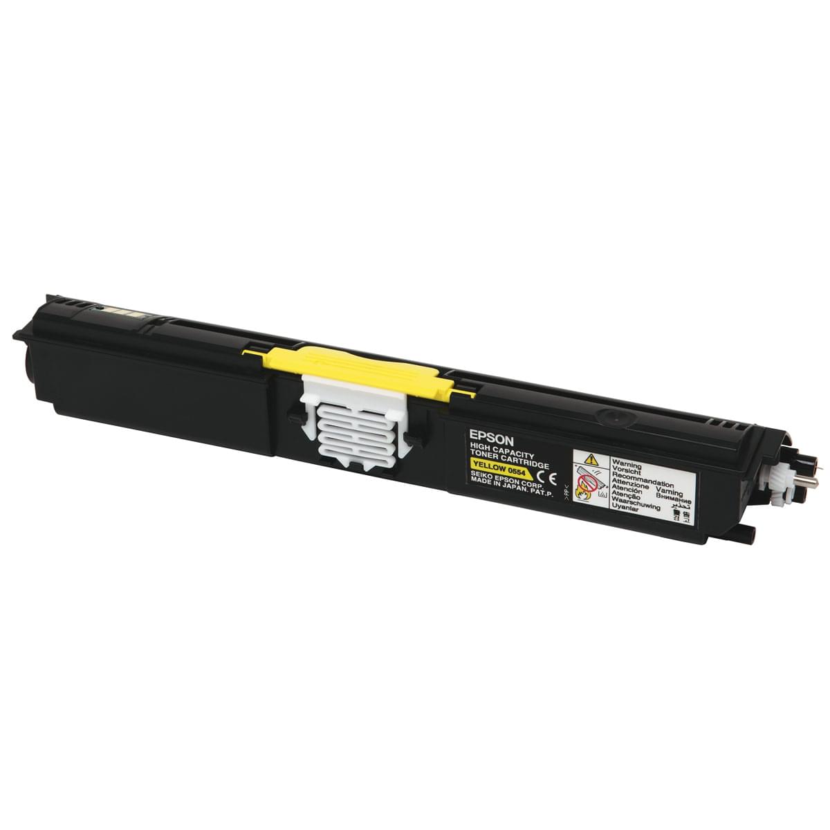 Toner Jaune Haute Capacite 2700p - C13S050554 pour imprimante Laser Epson - 0