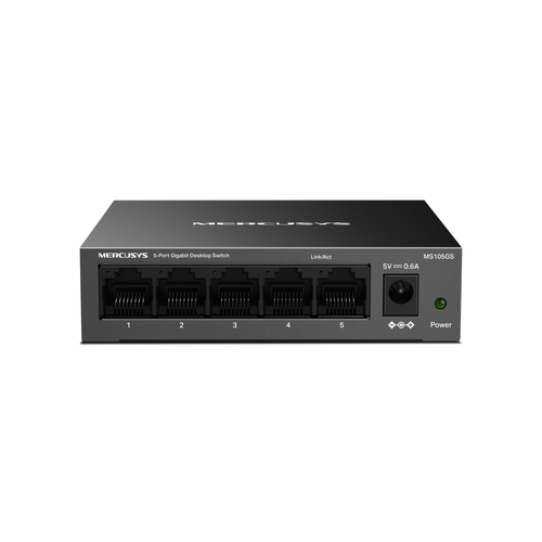 Switch Mercusys 5-Port Gigabit Metal  - grosbill-pro.com - 1