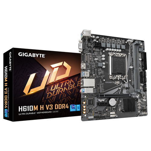 Gigabyte H610M H V3 DDR4 Micro-ATX  - Carte mère Gigabyte - 0