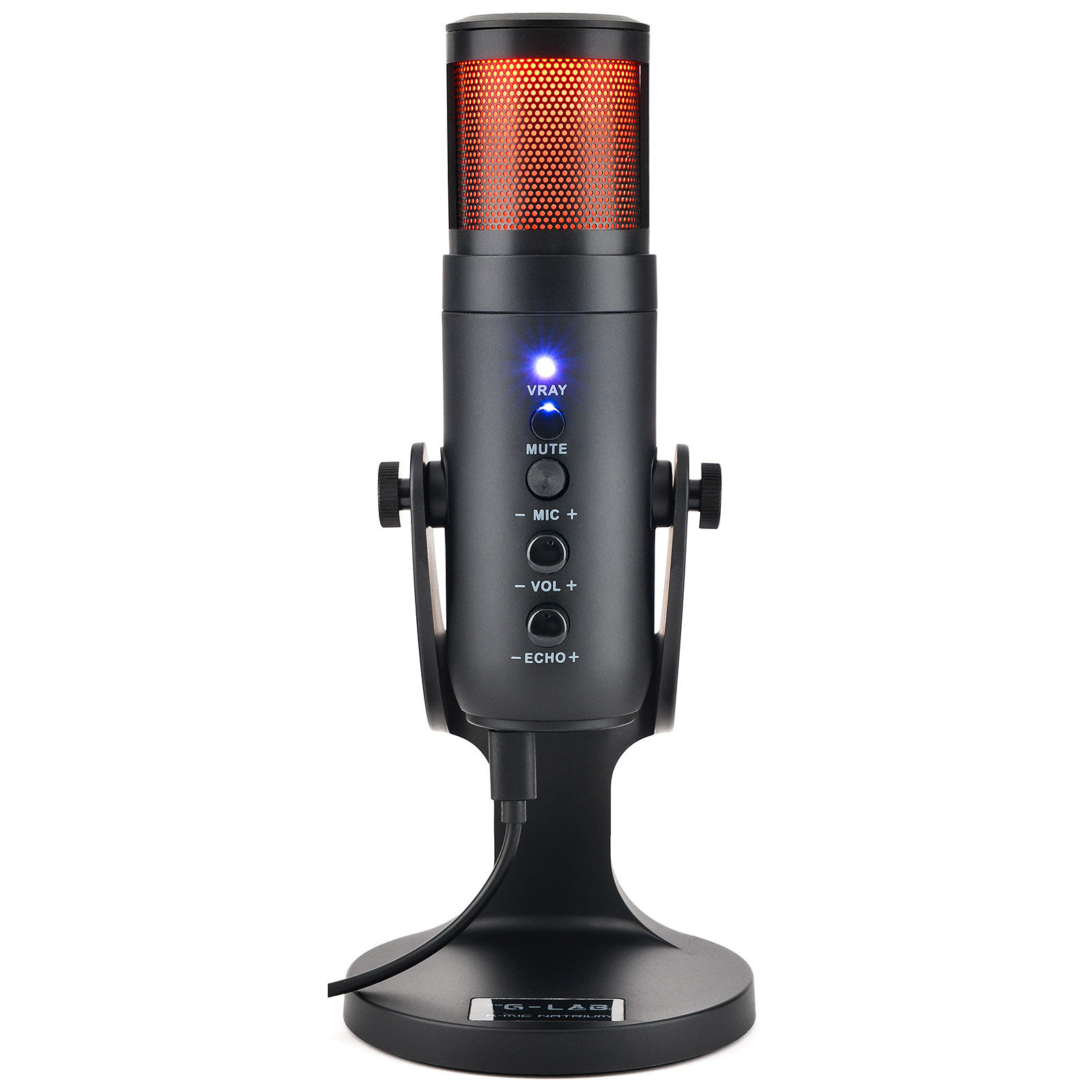 The G-LAB Microphone RGB - K-MIC-NATRIUM (K-MIC-NATRIUM) - Achat / Vente Accessoire Streaming / Vlogging  sur grosbill-pro.com - 1