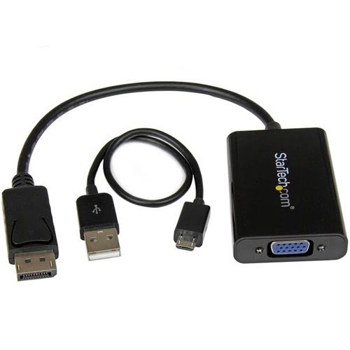 DisplayPort to VGA Adapter with Audio - Achat / Vente sur grosbill-pro.com - 3