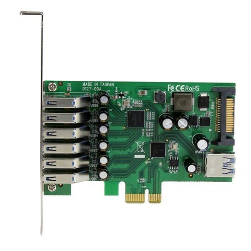 7 Pt PCI Express USB 3.0 Card - Std & LP - Achat / Vente sur grosbill-pro.com - 3
