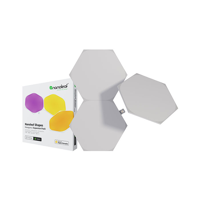 Nanoleaf Shapes Hexagons Pack Expansion - 3 pièces (NL42-0001HX-3PK) - Achat / Vente Objet connecté / Domotique sur grosbill-pro.com - 1