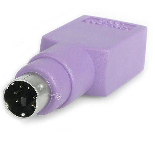 Adaptateur Clavier USB vers PS/2 - USB A Femelle - PS/2 Mâle Violet - Achat / Vente sur grosbill-pro.com - 1