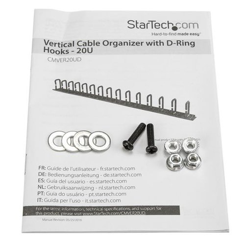 3ft Vertical D-Ring Hook Cable Organizer - Achat / Vente sur grosbill-pro.com - 9