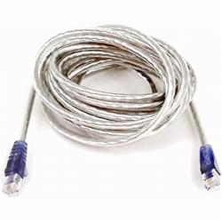 Câble RJ11 Plat 2m Blanc - Connectique réseau - grosbill-pro.com - 0