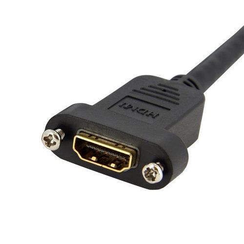 3 ft HDMI Cable for Panel Mount - F/M - Achat / Vente sur grosbill-pro.com - 1