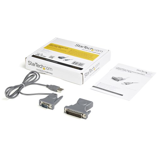USB to RS232 DB9/DB25 Serial Adapter - Achat / Vente sur grosbill-pro.com - 5