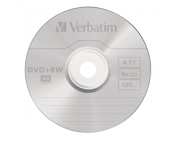 Verbatim DataLifePlus - DVD+RW x 5 - 4.7 Go - 1