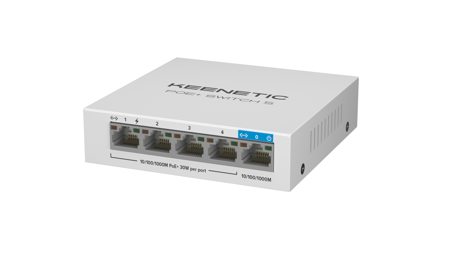Switch KEENETIC 5 Ports 10/100/1000 - 4 Ports PoE+ - KN-4610-01-EU - 0