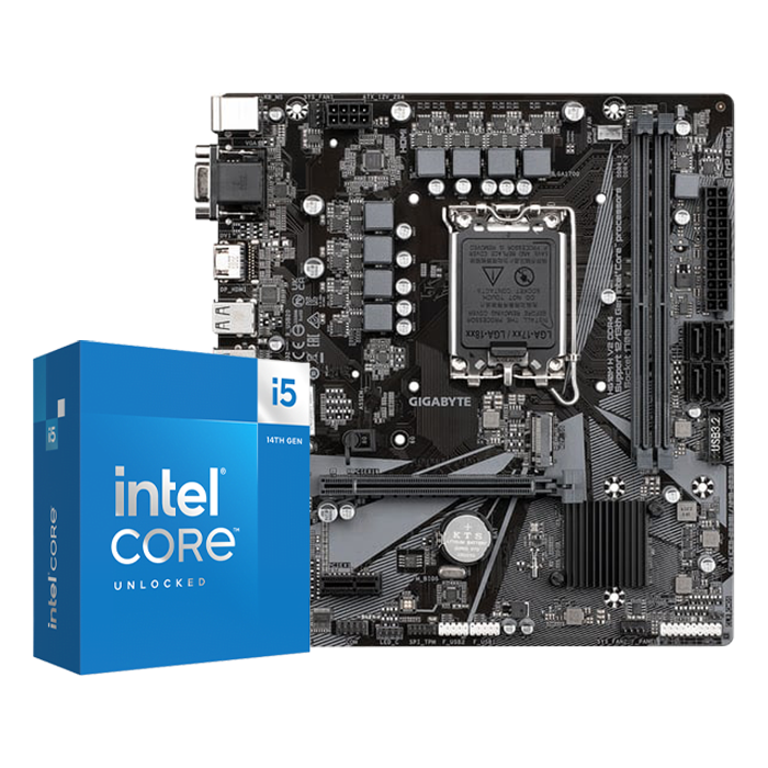 Grosbill Kit Upgrade PC Gigabyte BUNDLE H610M H V2 DDR4 + Core i5-14600KF
