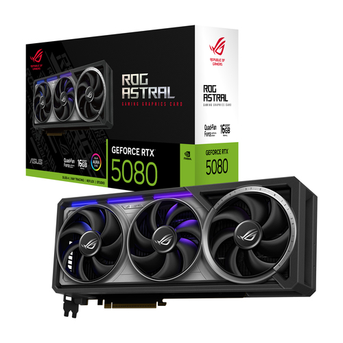 Grosbill Carte graphique Asus ROG Astral GeForce RTX 5080 16GB GDDR7