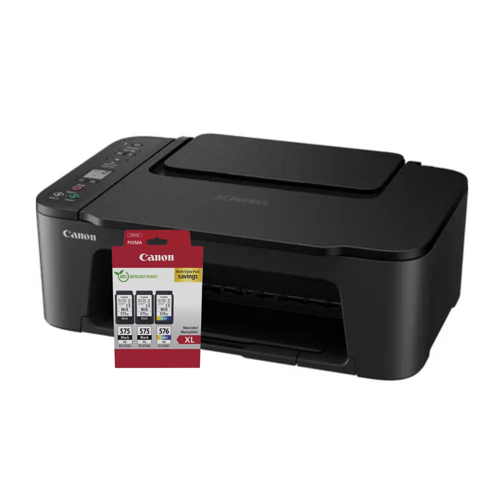 Imprimante multifonction Canon Bundle PIXMA TS3550i + Pack de 3 cartouches - 0