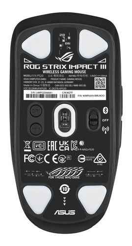 Asus ROG STRIX IMPACT III Wireless - Souris PC Asus - grosbill-pro.com - 1