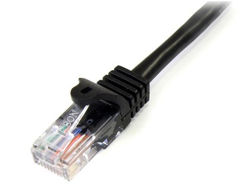 5m Black Snagless UTP Cat5e Patch Cable - Achat / Vente sur grosbill-pro.com - 1