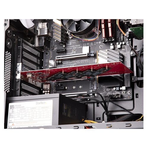 QUAD M.2 PCIE SSD ADAPTER CARD - Achat / Vente sur grosbill-pro.com - 8