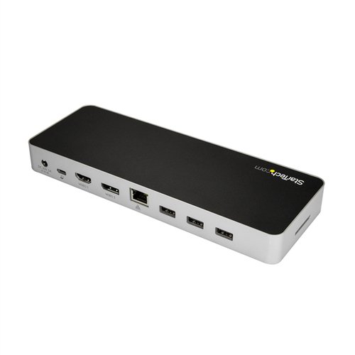 Dual Monitor USB C Dock - 60W PD - SD - Achat / Vente sur grosbill-pro.com - 1