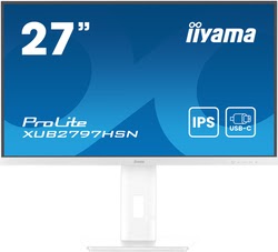 Grosbill Ecran PC Iiyama XUB2797HSN-W2 27" FHD/100Hz/1ms/IPS/AdaptiveSync