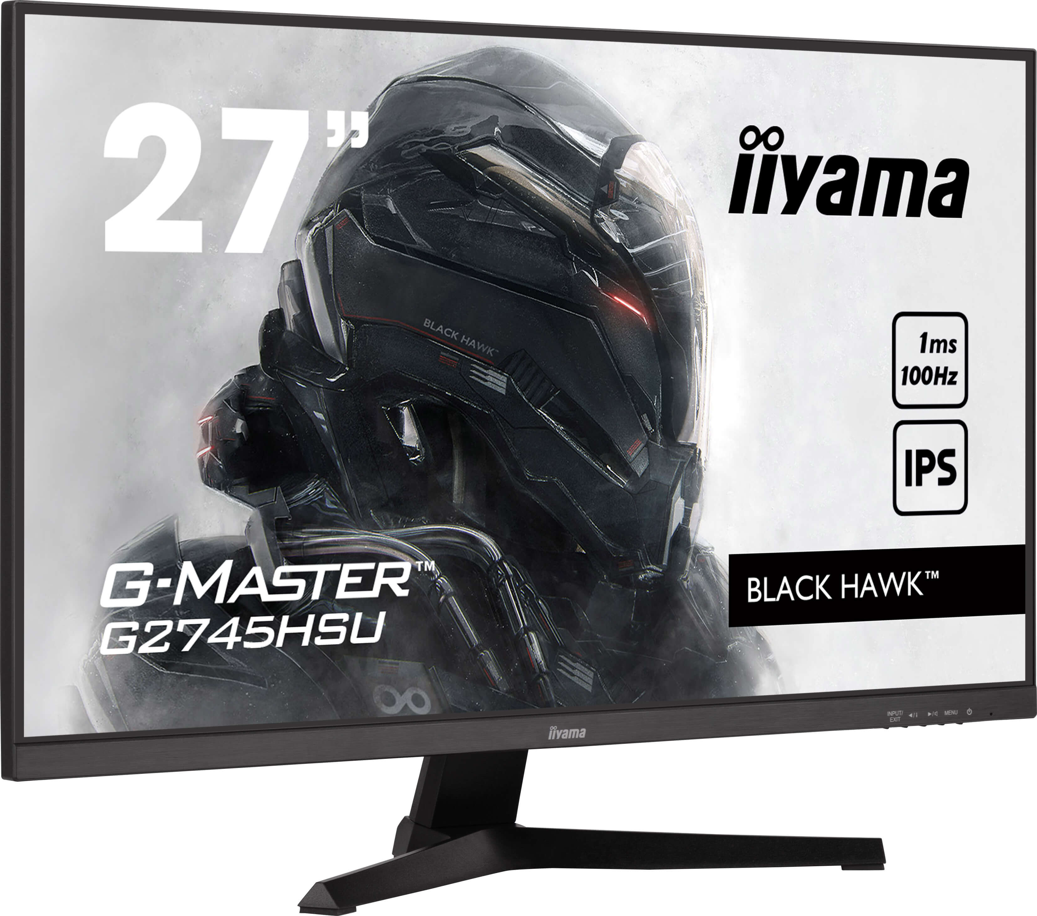 Iiyama 27"  G2745HSU-B2 - Ecran PC Iiyama - grosbill-pro.com - 1