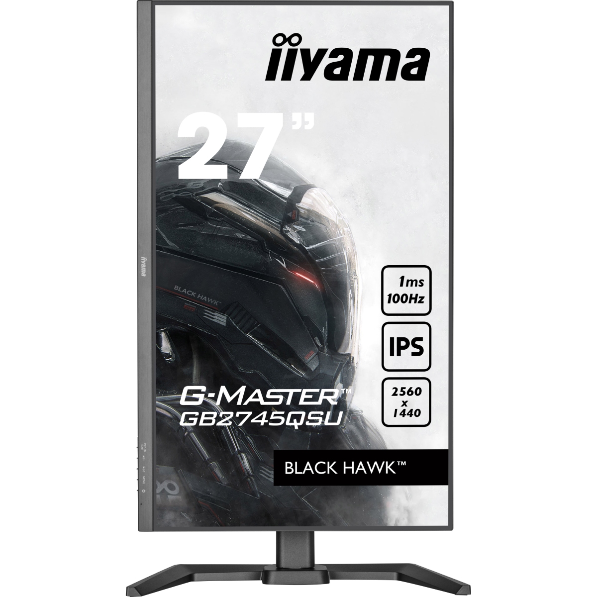 Iiyama 27"  GB2745QSU-B1 - Ecran PC Iiyama - grosbill-pro.com - 1